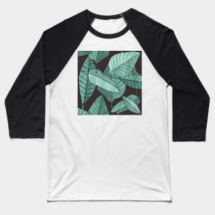 Tropical Foliage Baseball T-Shirt